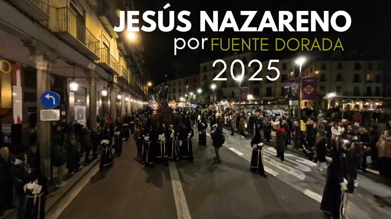 NAZARENO VALLADOLID 2025 | PLAZA FUENTE DORADA | MIÉRCOLES SANTO | VÍA CRUCIS 