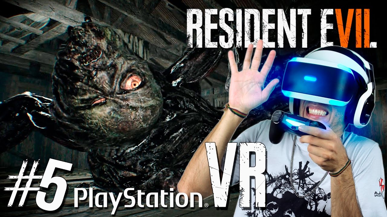 RESIDENT EVIL 7 : Parte #5 - TUDO DÁ MEDO COM O Playstation VR!   ( PS4 Pro em Português )