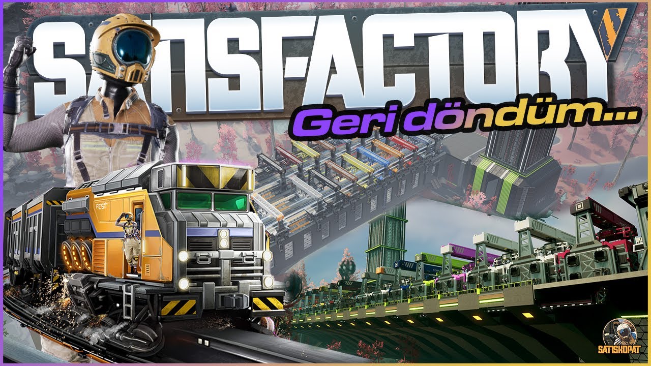 En Dekoratif ve En Fonksiyonel Tren İstasyonu l Satisfactory EP30 l Türkçe