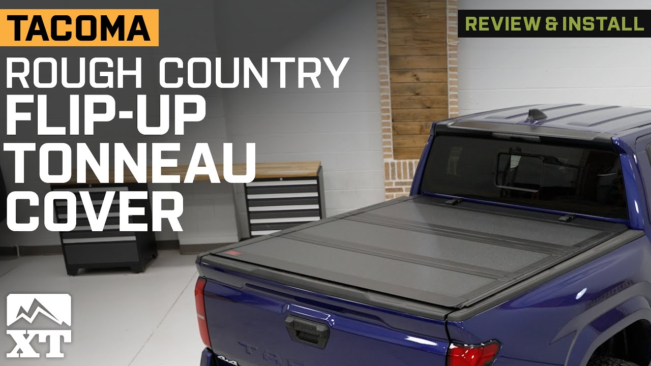 2024-2025 Tacoma Rough Country Hard Tri-Fold Flip-Up Tonneau Cover Reveiw & Install
