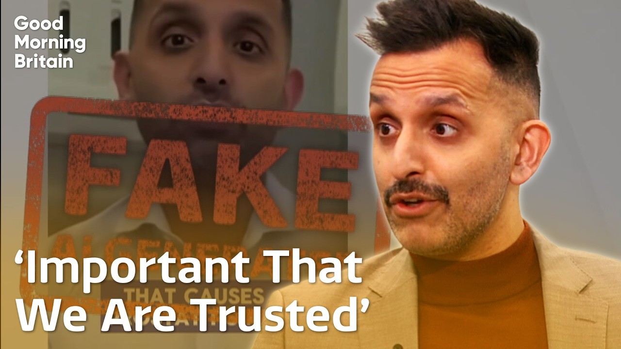 Doctor Amir 'horrified' at deepfake ad of him selling cancer solution| Good Morning Britain