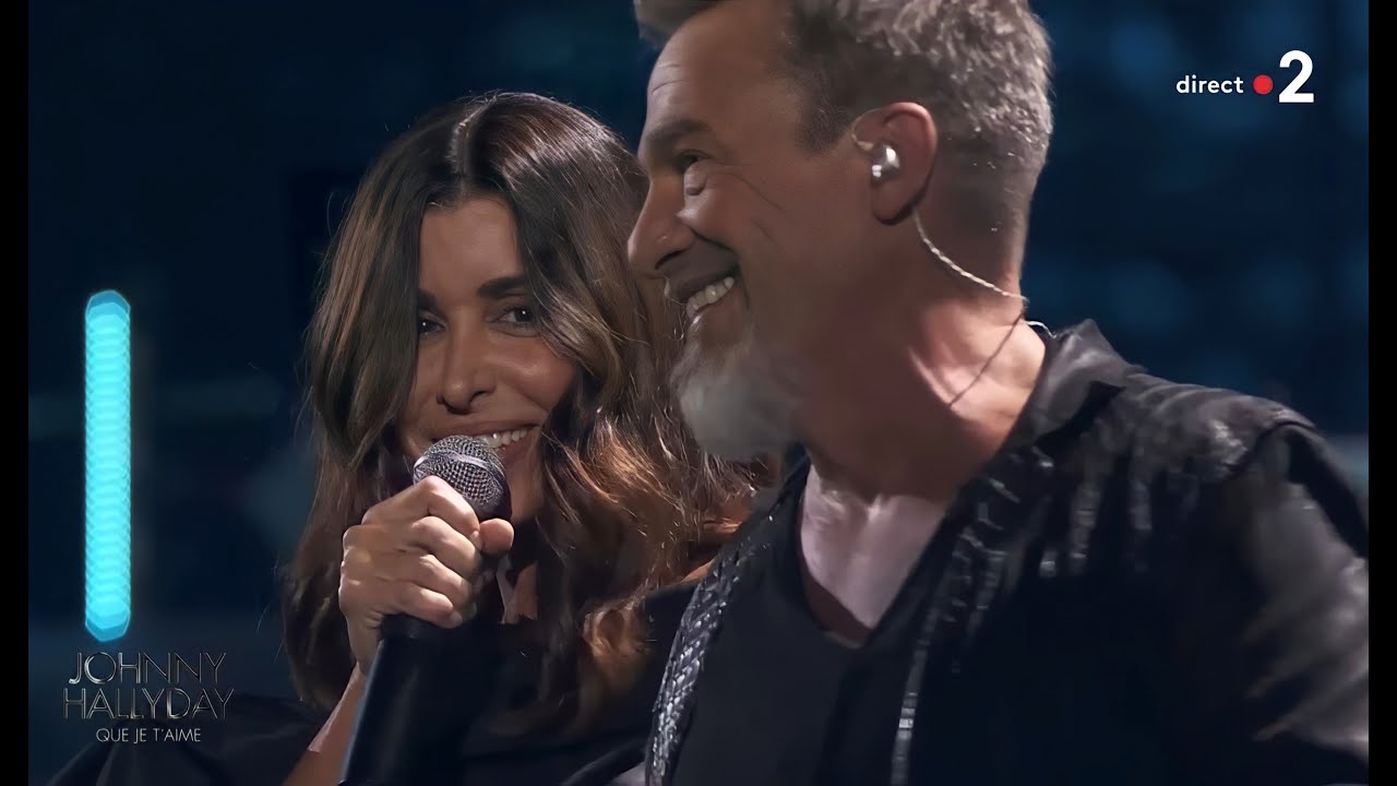 Jenifer & Florent Pagny "J'oublierai ton nom" (QUE JE T'AIME, JOHNNY HALLYDAY)