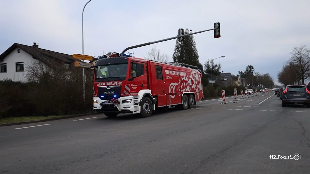 [Großbrand bei GSI] ULF WF Evonik+BF Hanau+LK Offenbach 