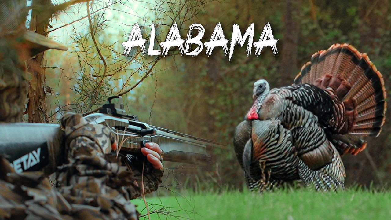 Early Season Alabama LONGBEARD | Turkey Hunting in EXTREME WIND 