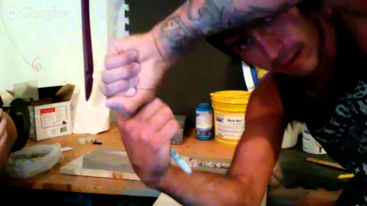 making the mold for the vorpal blade