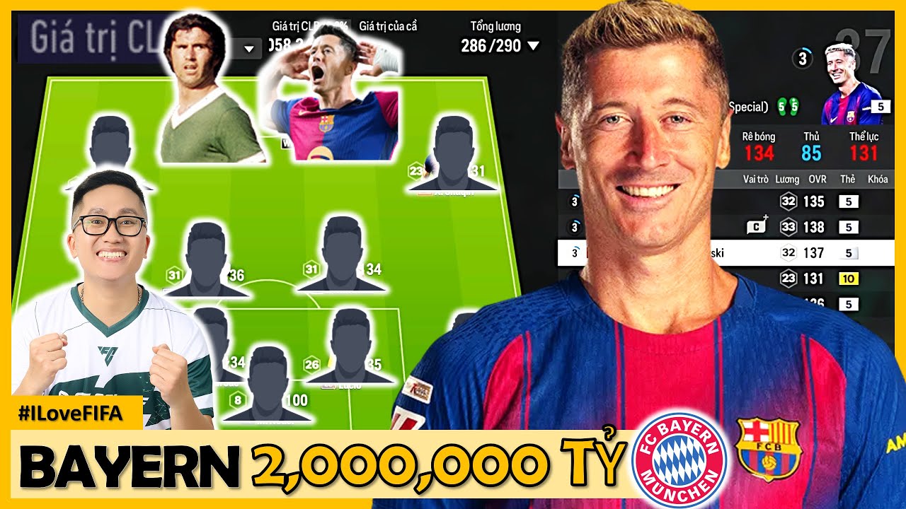 I Love You, Spending 2 Trillion to Build a Super Strong Bayern Munich Team FCO 2026: Muller & Lew...