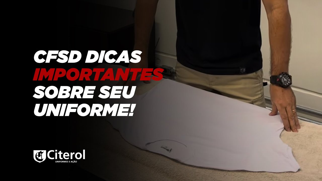 Vinco na blusa e cuidados com kit agasalho do curso de formação de soldados (CFSD) da PMMG!