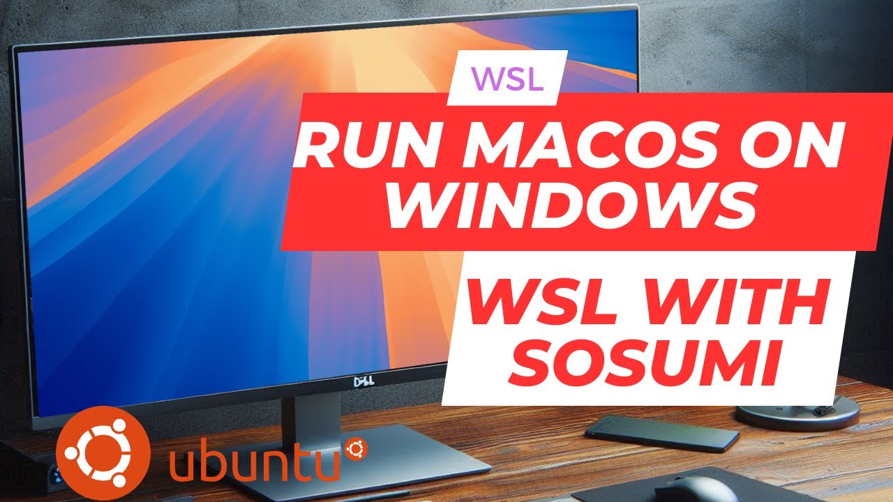 Run macOS on Windows through WSL with Sosumi, Quick Installation Guide and Fixing Common Issues.