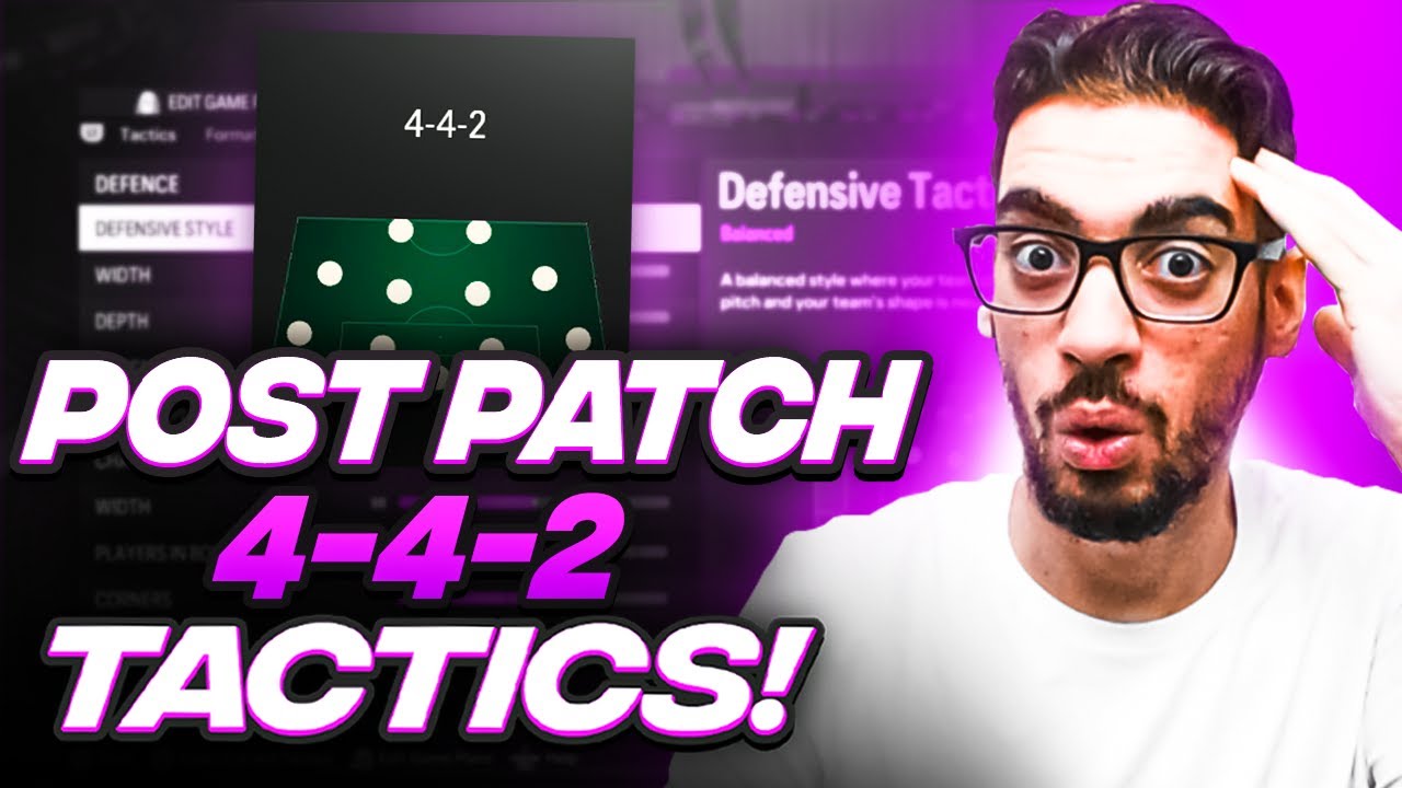 *POST PATCH* BEST META 442 FORMATION & CUSTOM TACTICS | FC 24 Ultimate Team