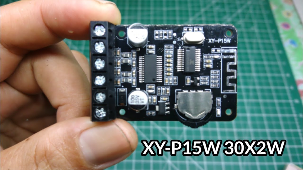 UNBOXING TEST REVIEW AMPLIFIER XY-P15W 30X2 WATTS TPA3110D2