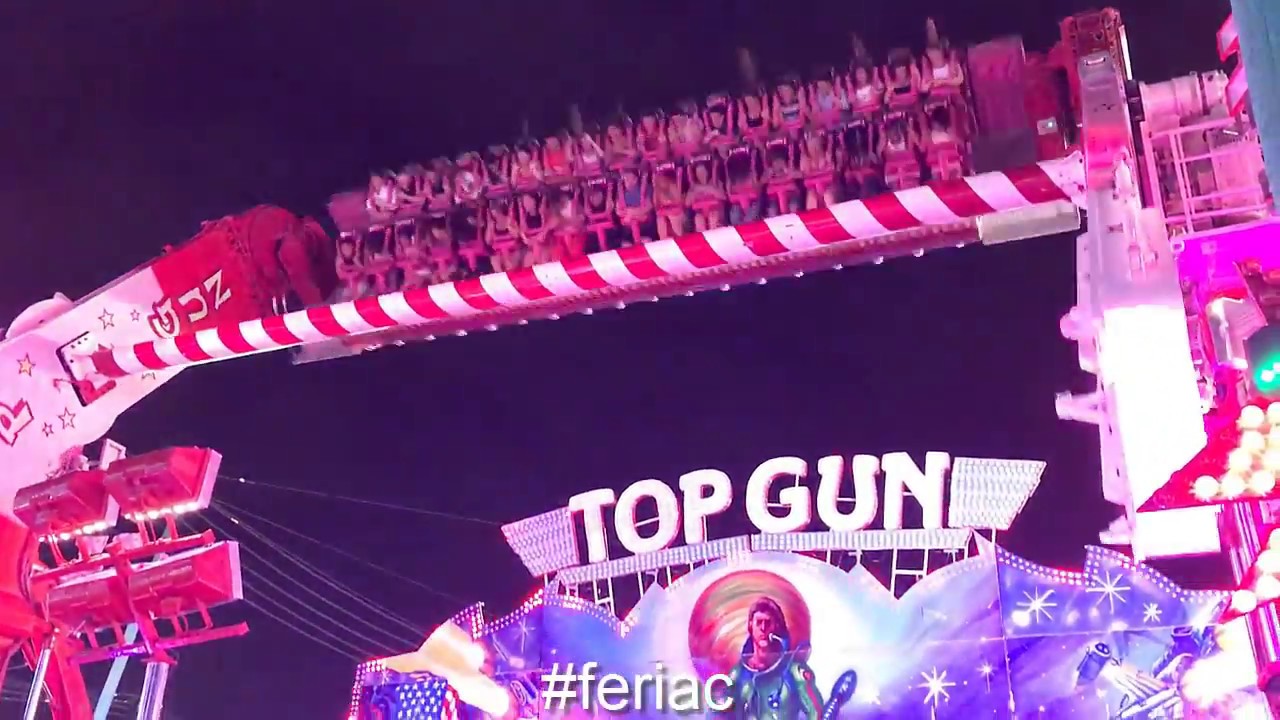 Atracción Top Gun OFFRIDE Feria Málaga 2018