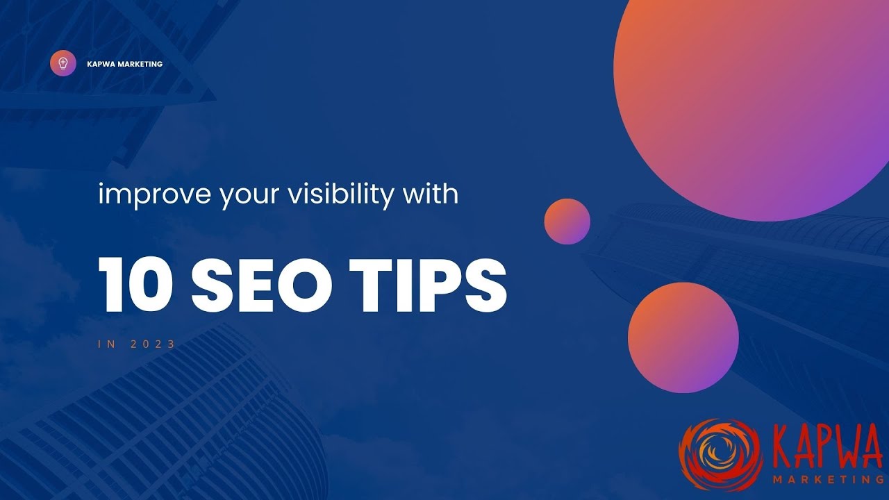 TOP 10 SEO TIPS in 2023