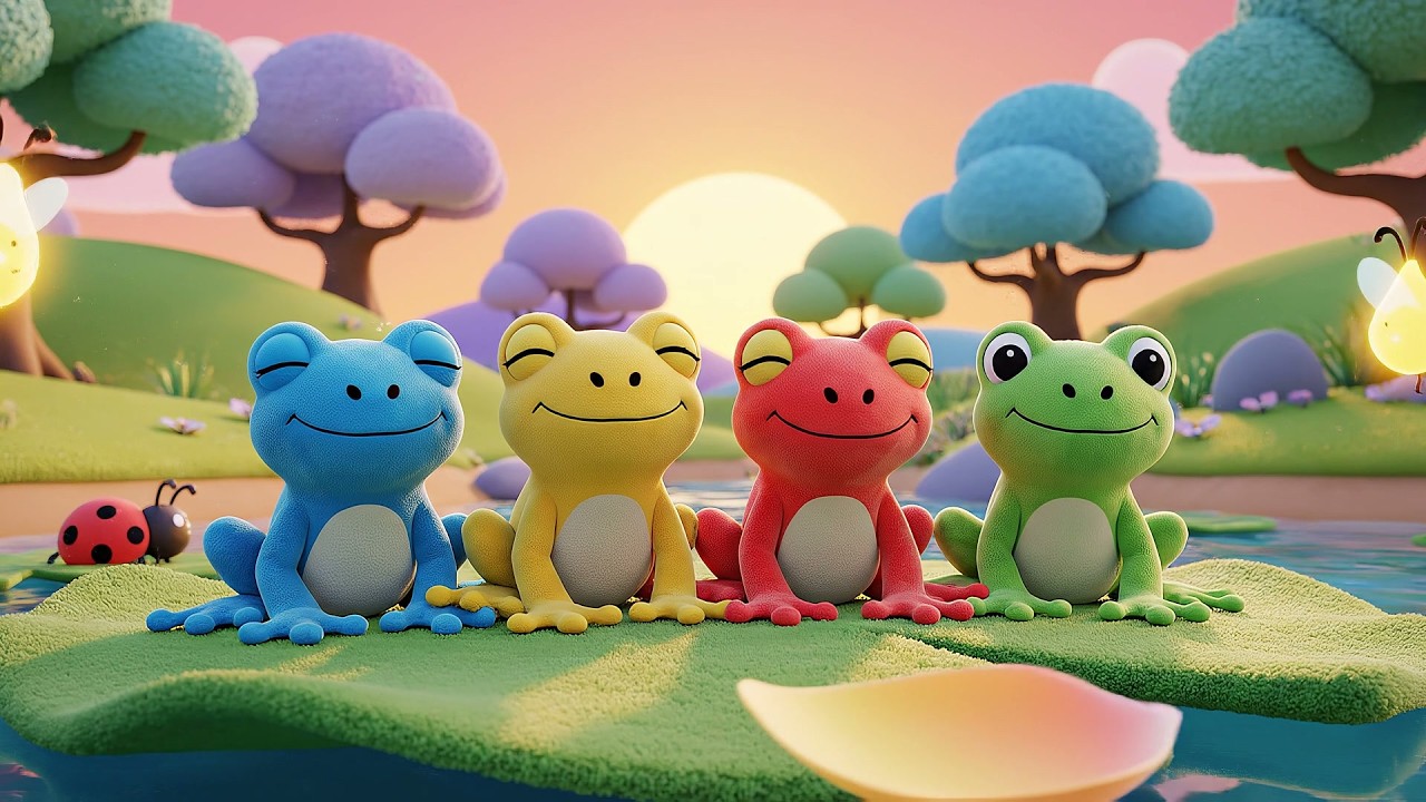 Seis Pequeñas Linternas de Juguete Brillan | Canciones para Dormir y Rimas Infantiles