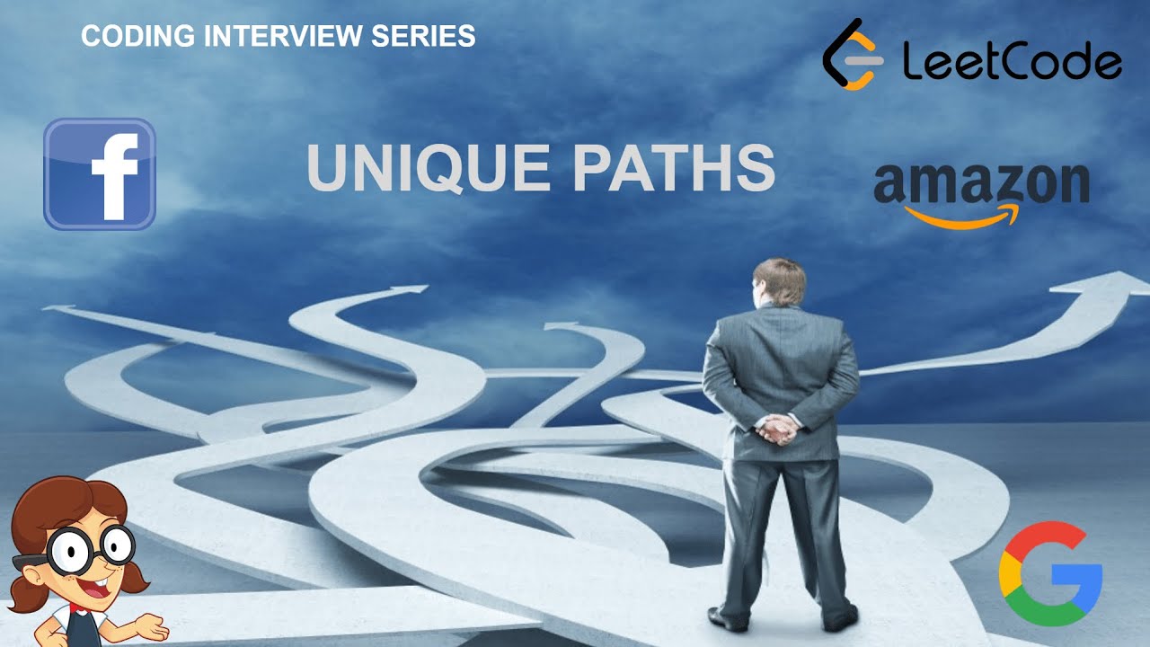 Amazon Facebook interview question -  Unique Paths | Dynamic Programming