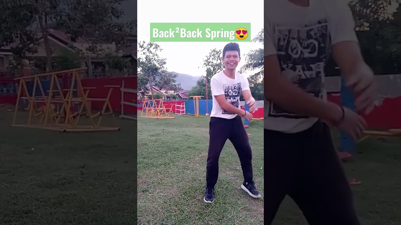 Back 2 Back/ Back Spring 😍 #breackdance #breakdancing
