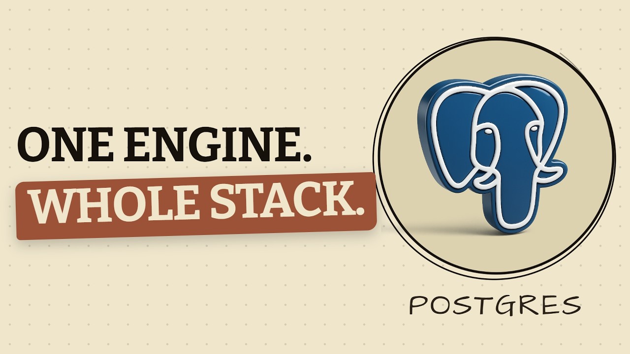 PostgreSQL Can Replace Your Entire Stack