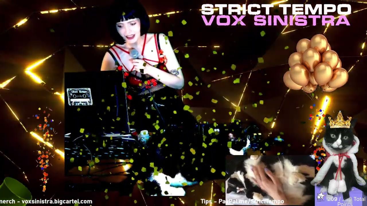 Vox Sinistra - Strict Tempo 09.15.2022 - DJ Tuxedo Beans Cat Birthday Party - EDITED US version