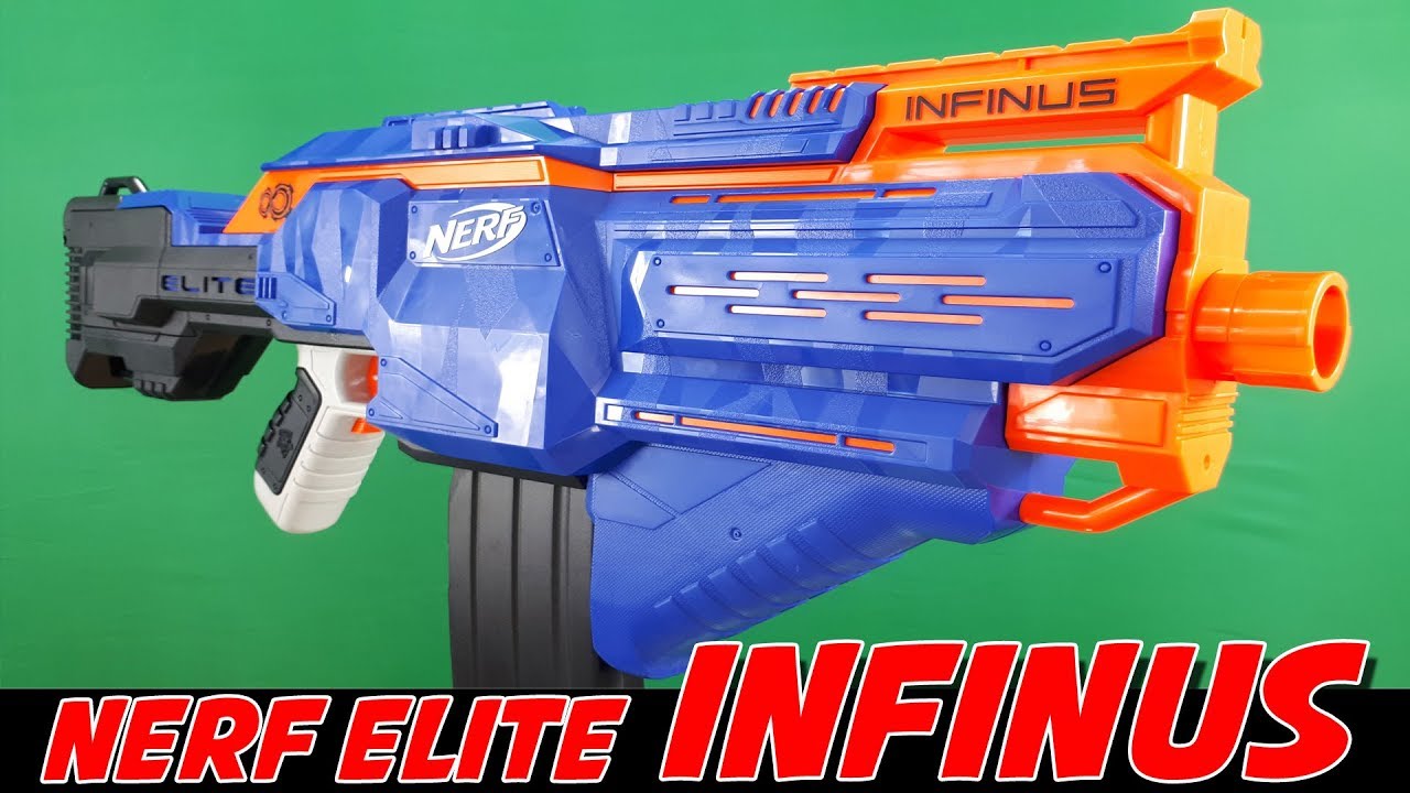 [REVIEW] NERF ELITE INFINUS BLASTER | UNBOXING, VORSTELLUNG, SCHUSSTEST