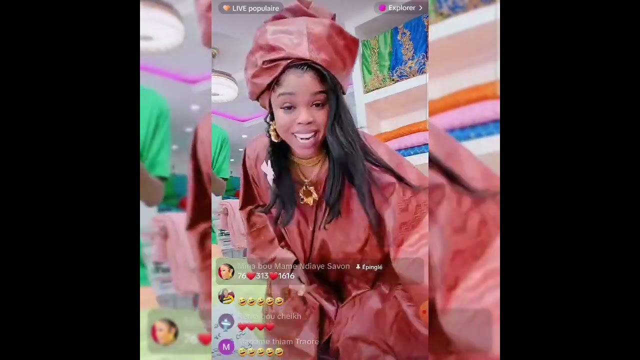 En live mame ndiaye savon fait un live ambiance au marché zinc partie 2