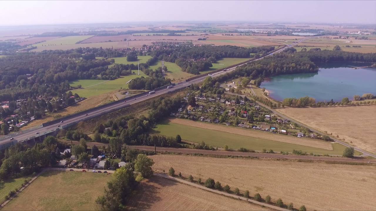 Flug durch den Herbst über Beucha und Brandis