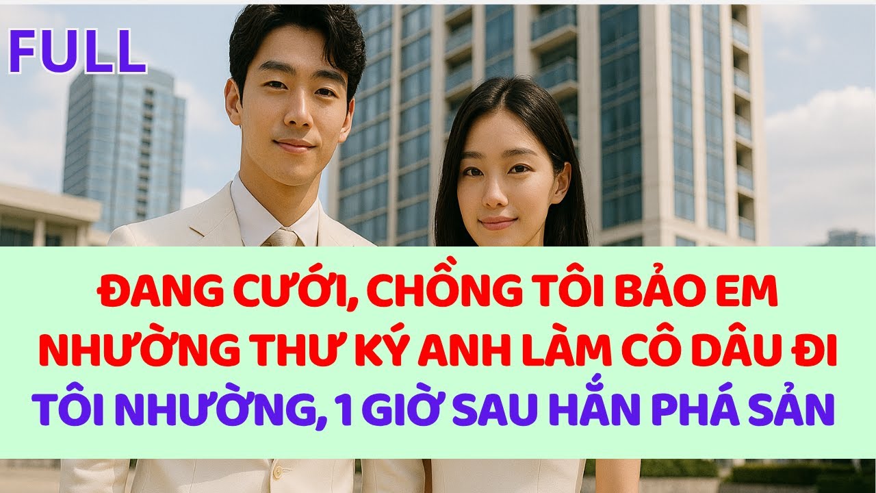 Đang làm lễ cưới, chồng tôi bảo em nhường thư ký anh làm cô dâu đi, 1 giờ sau hắn phá sản