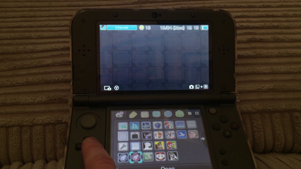 My 3ds set-up 11.2 luma cfw A9lh