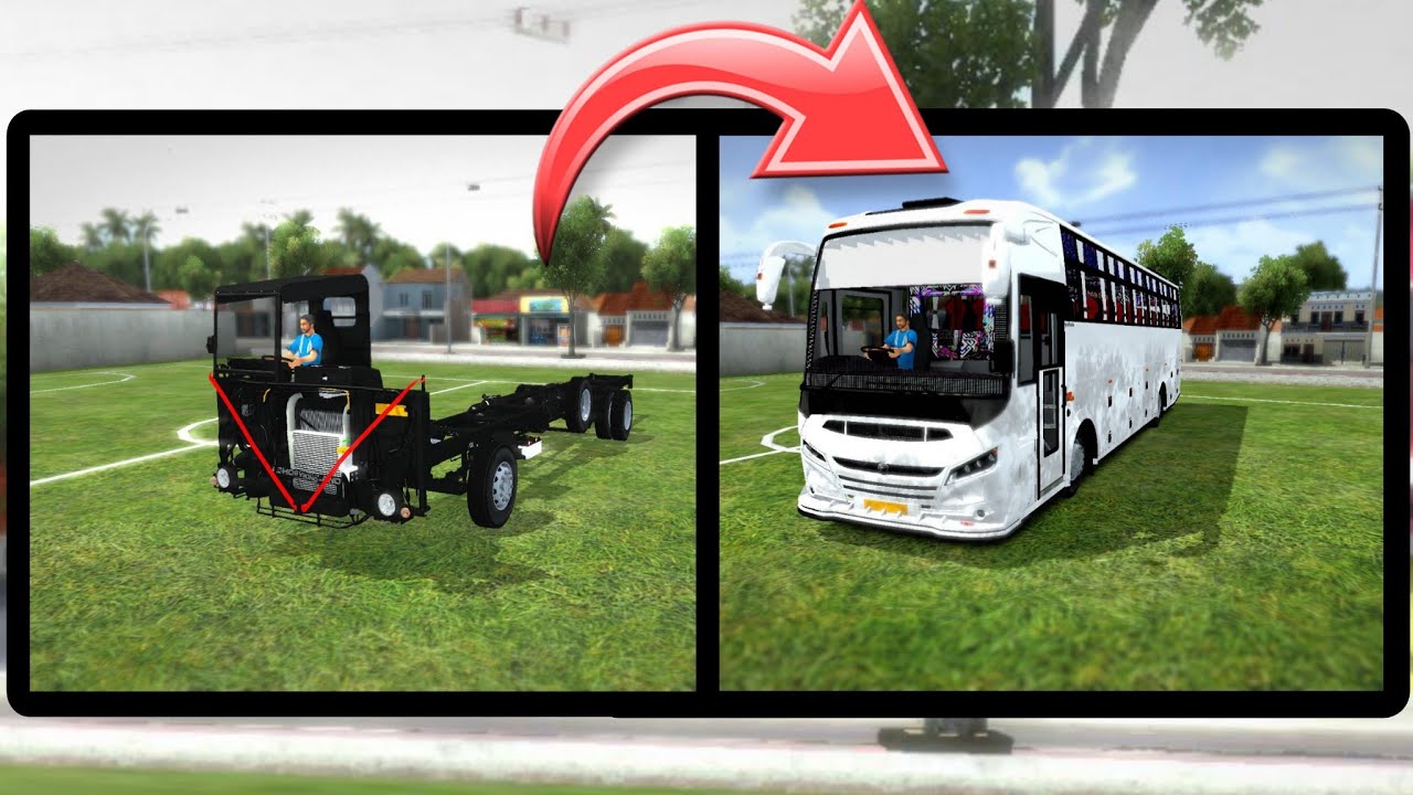 😱 Amazing Bus Transformation 🚍 | Ashok Leyland Chassis to Zedastra 🔥#busssimulator #busgames 