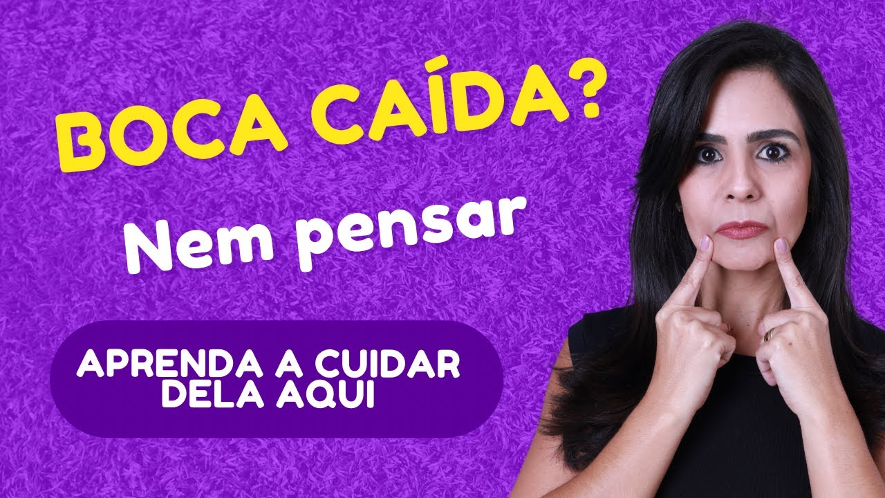 Exercício para canto da boca caída