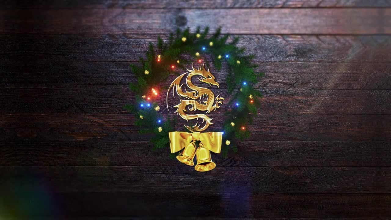 Merry Christmas Logo Premiere Pro Templates