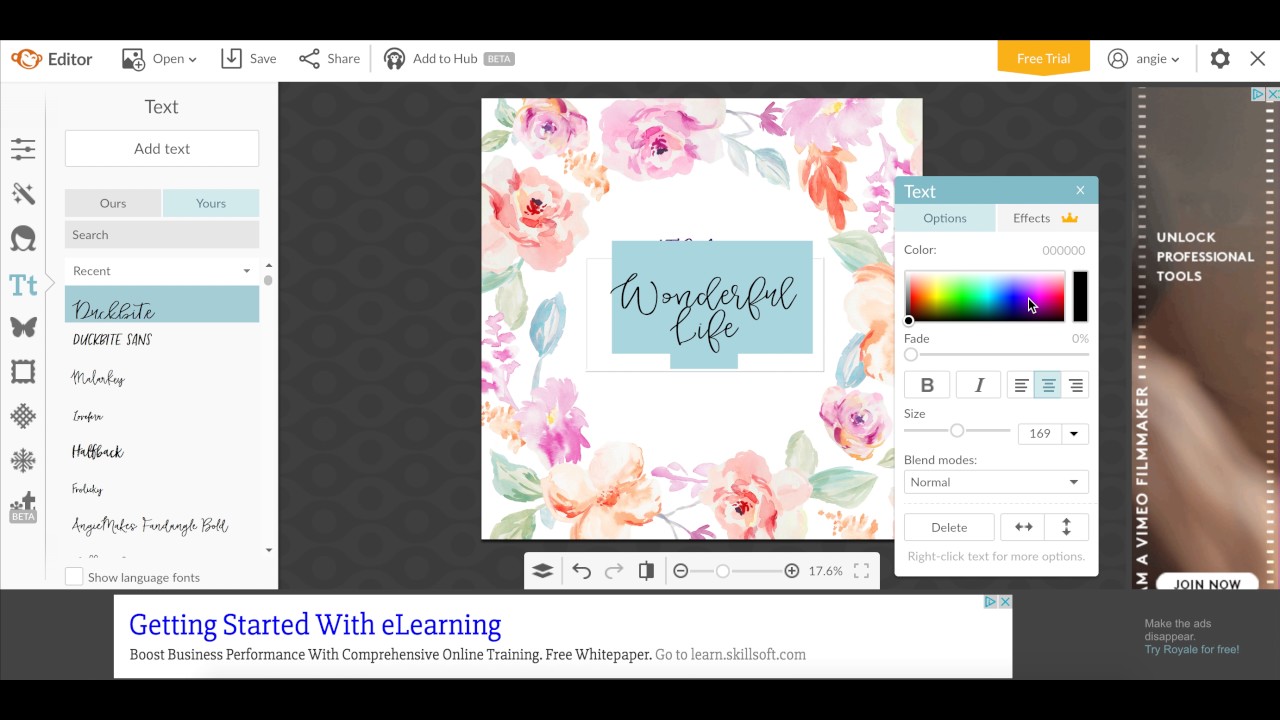 How to Overlay Text on An Image in Picmonkey