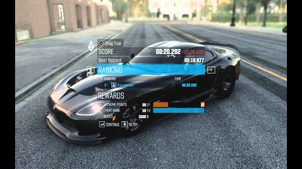 The Crew Wild Run - Drag Trial Event (