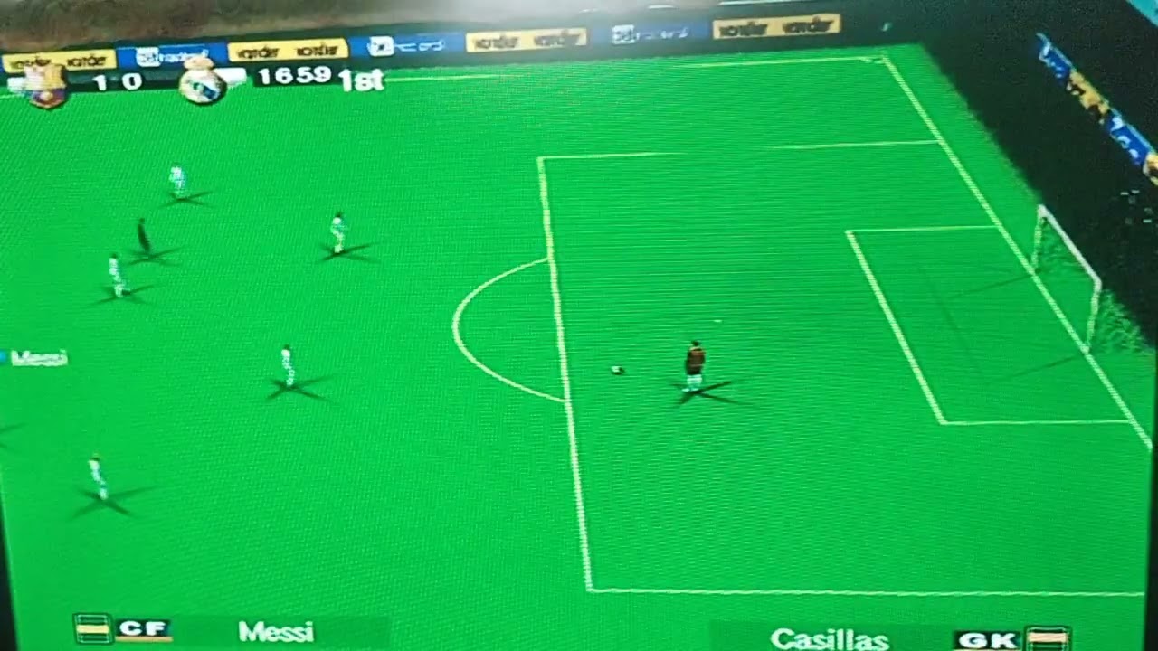 PS2 Barcelona vs real Madrid Berakhir 3:2 