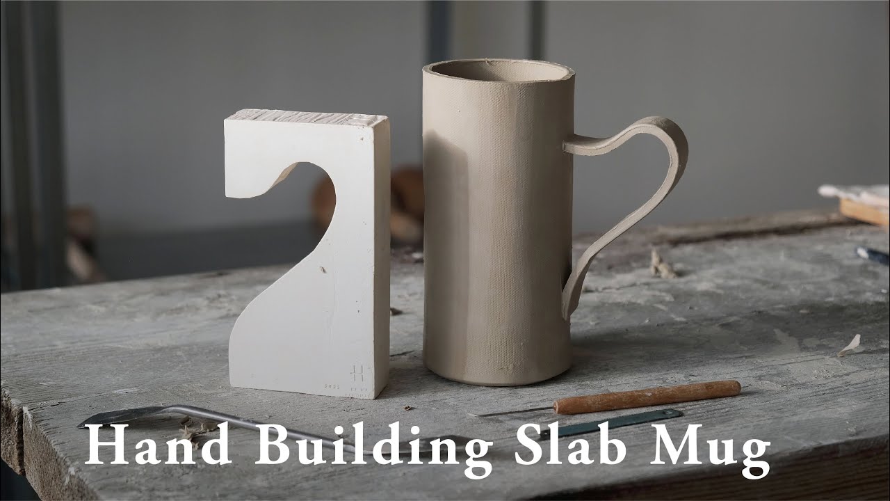 06  How to Make a Slab Mug | Hand Building Pottery