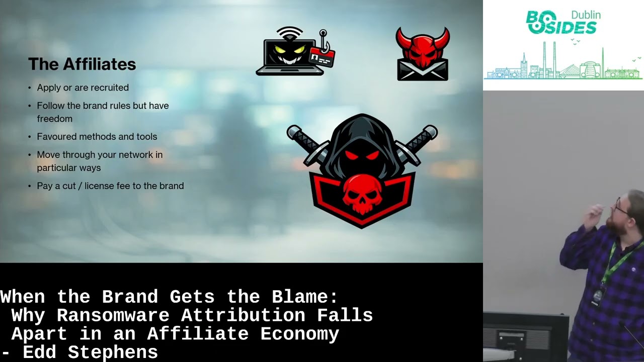 Why Ransomware Attribution Falls Apart in an Affiliate Economy - Edd Stephens