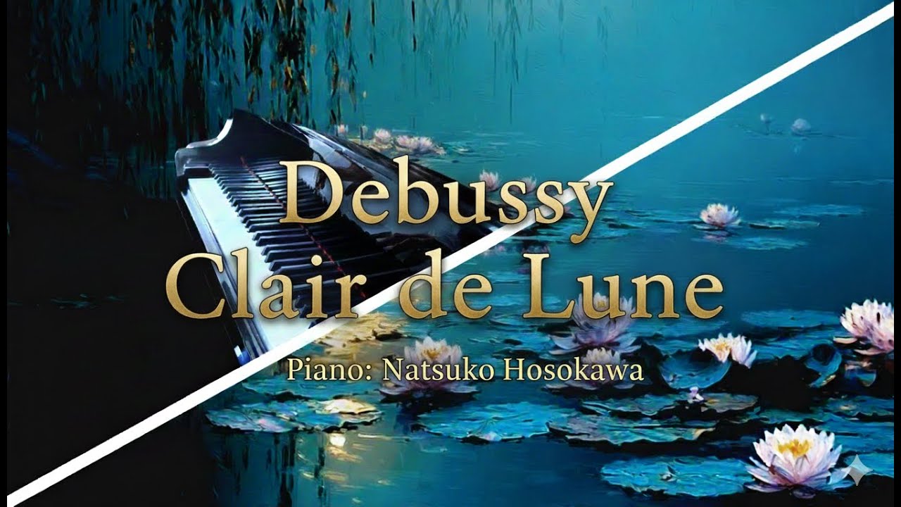 Debussy Clair de Lune .The Most Relaxing Piano Music for Stress Relief