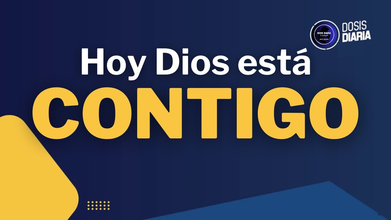 Dosis Diaria Roka - No estás solo, Dios está contigo.