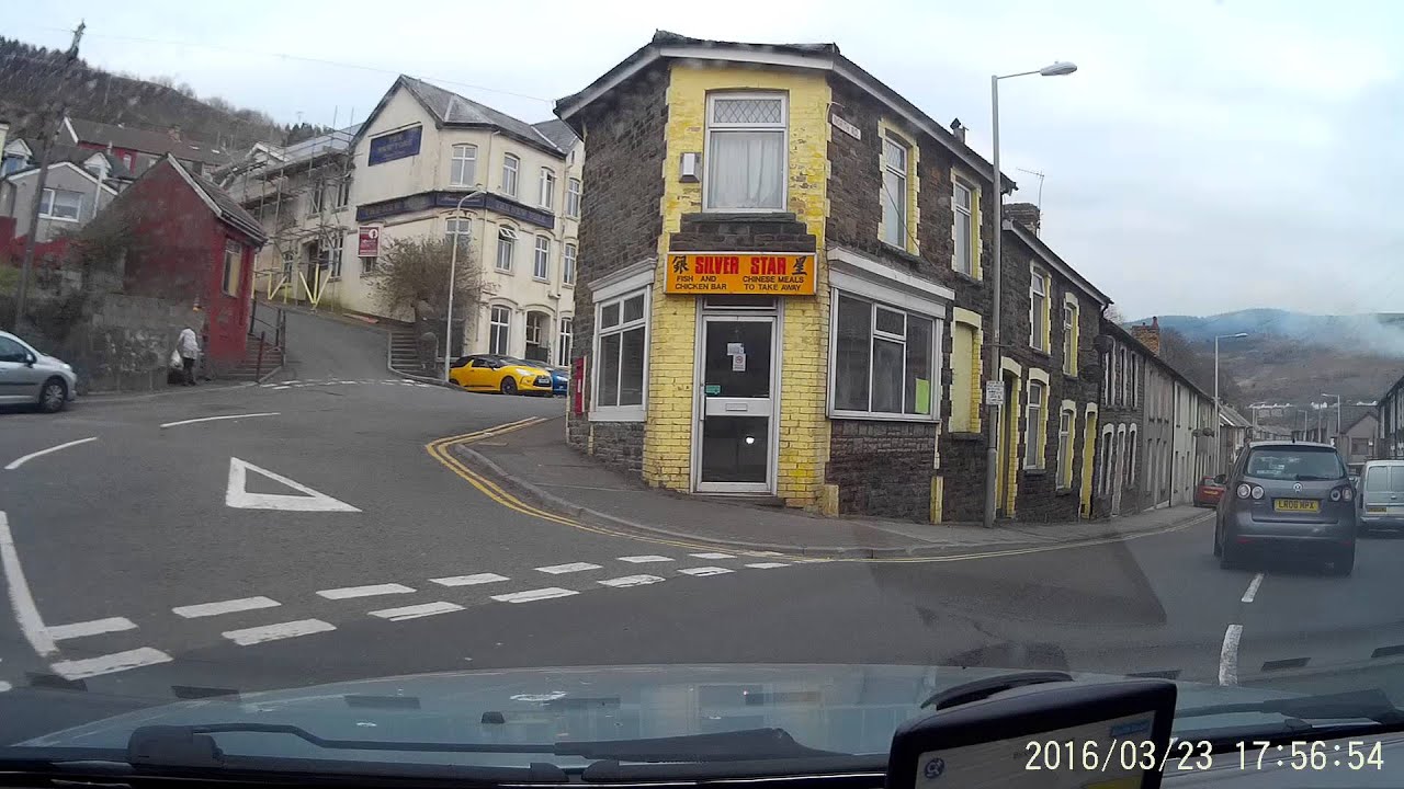 Welsh Valleys ON FIRE somewhere between Seven Sisters and  Porth 23 March 2016
