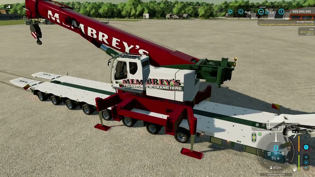 Liebherr LTR 1220 Self Assembly Timelapse