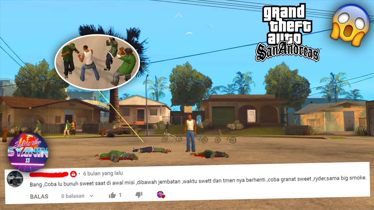 Ini Yang Terjadi Jika CJ SERANG Sweet,Big Smoke,Ryder AWAL MISI GTA San Andreas - Misteri Rahasia !!