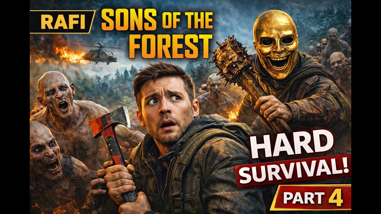 😱  SONS OF THE FOREST  SURVIVAL SERIES  #HardSurvival – PART 4