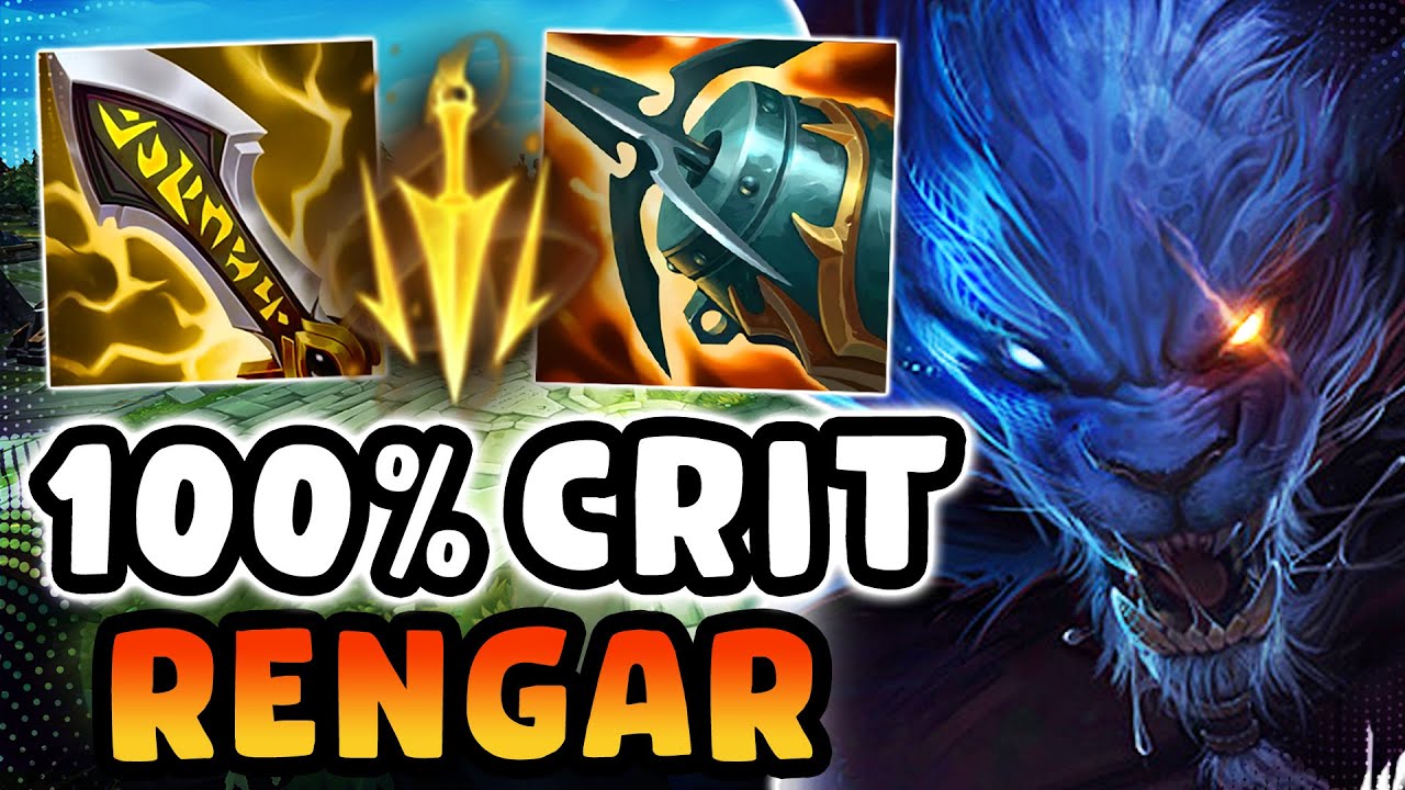 They never expect the 100% Crit Rengar Jungle