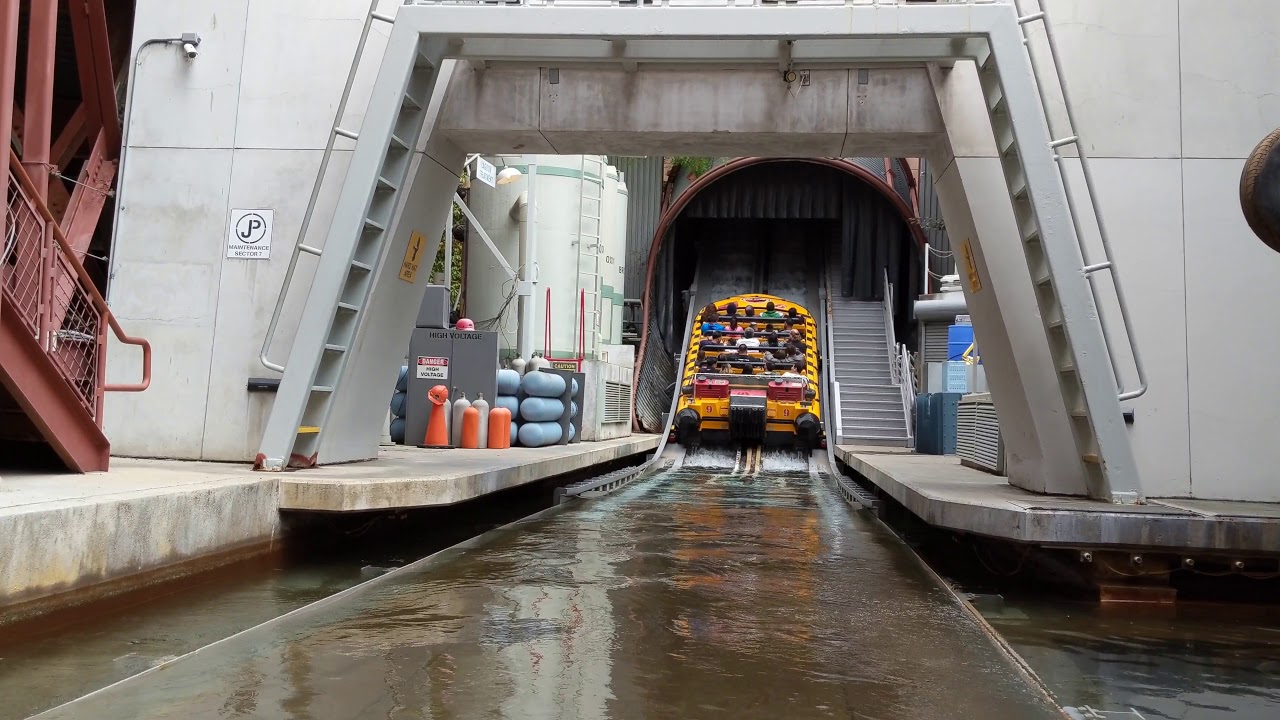 4K | Jurassic Park The Ride Universal Studios May 2018