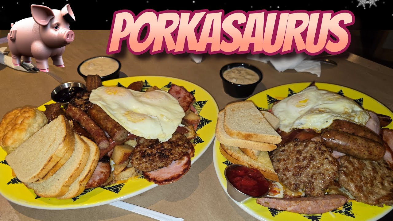 Bailey's Beakfast & Lunch Porkasauras Challenge with Damian