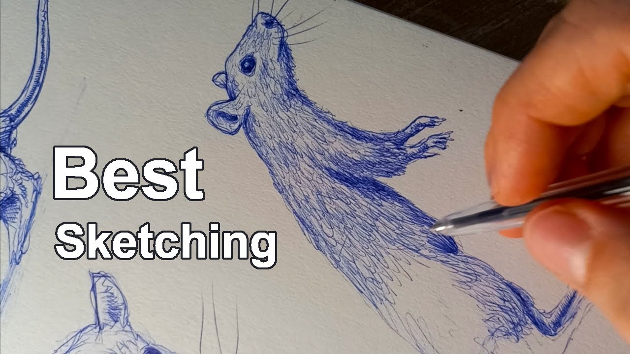 Ballpoint Pen Sketching is THE BEST Sketching