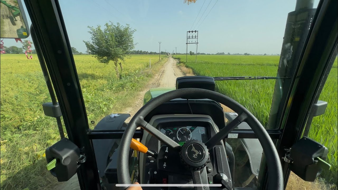 ਅੱਜ ਕਰਿਆ ਸੁੱਰੂ PLOUGH 5075 AC CAB ਨਾਲ॥ਦੇਖੋ ਫੱਰਕ STD ਤੇ ECO MODE ਦਾ॥#sandhufarm #5075 