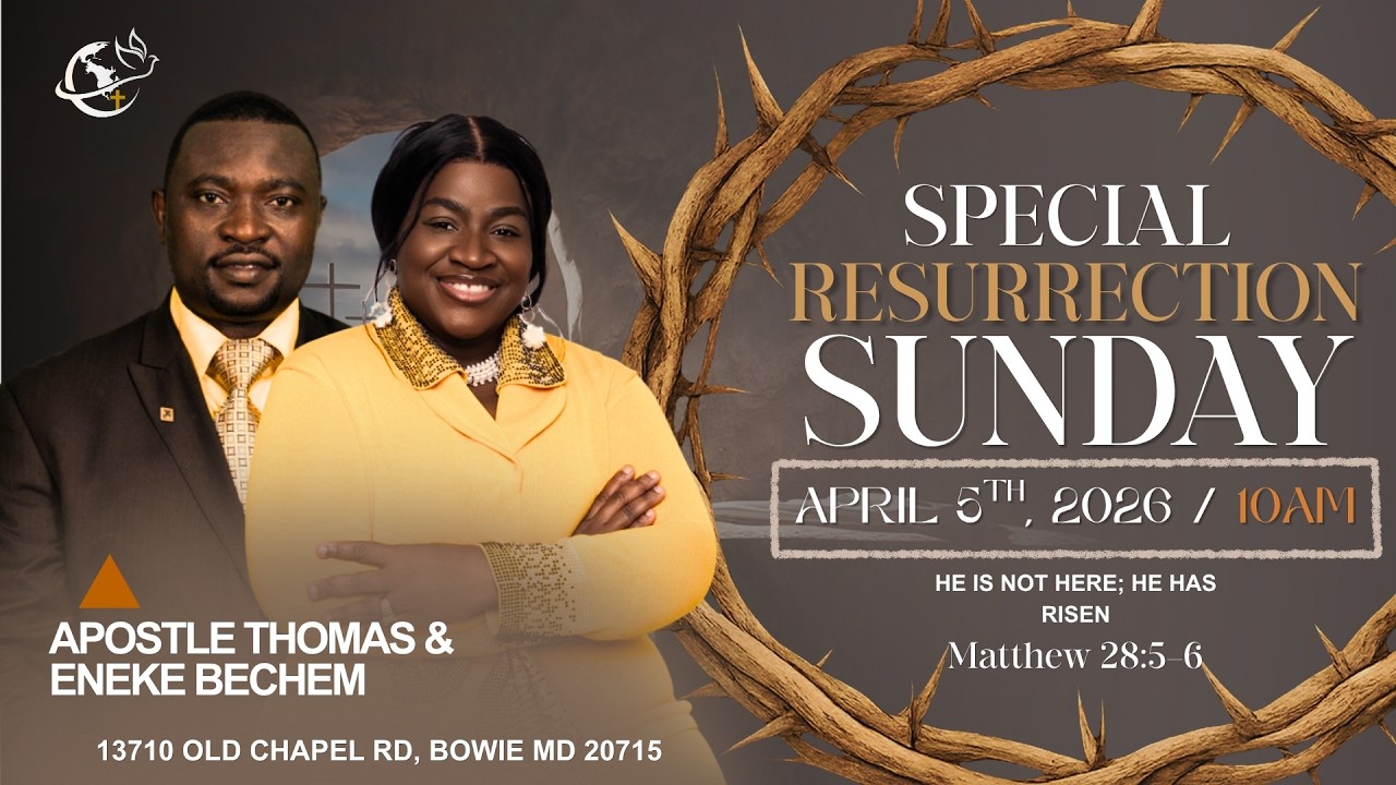 HAPPY RESURRECTION SUNDAY! // 04/05/2026 | Tabernacle of Praise CMFI-USA