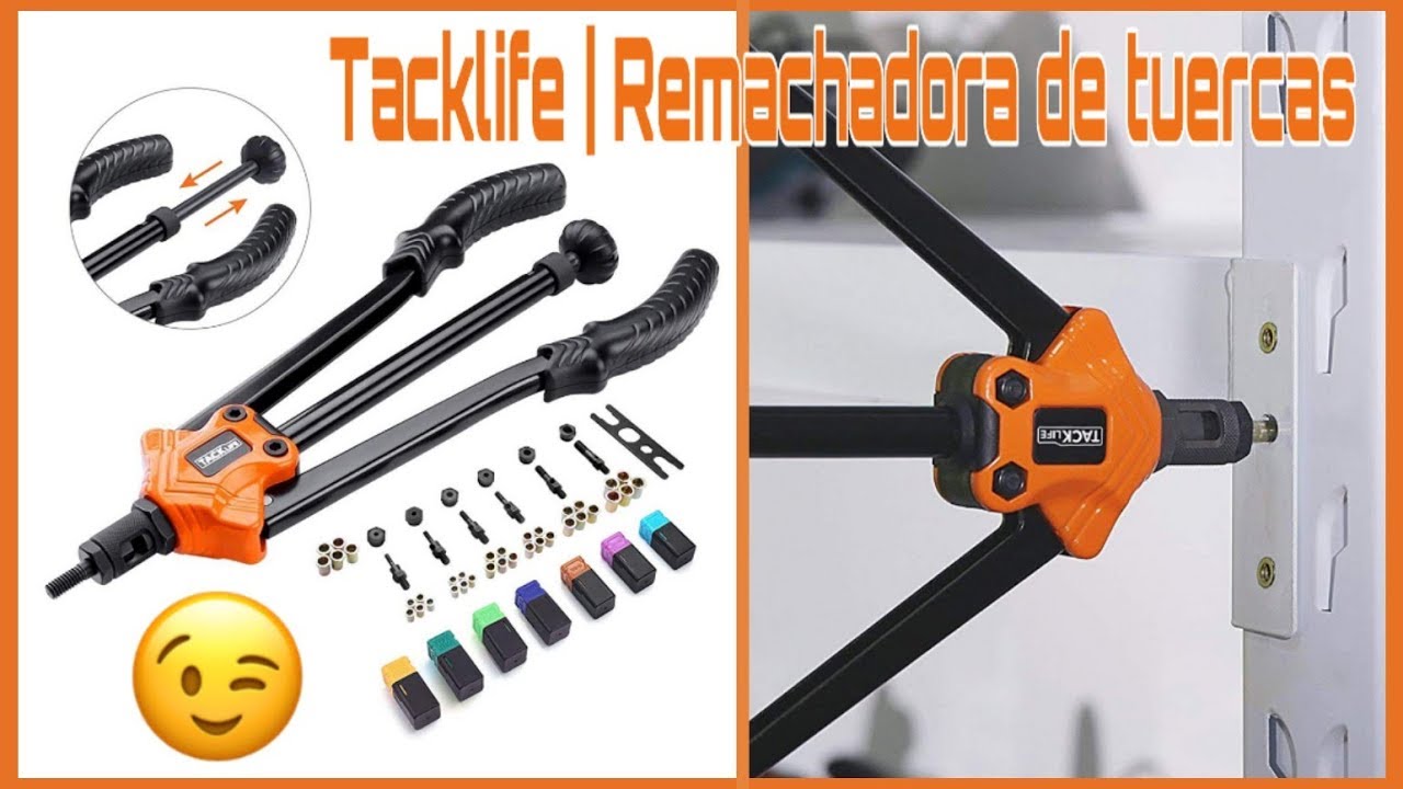 CÓMO UTILIZAR UNA REMACHADORA DE TUERCAS (TACKLIFE)