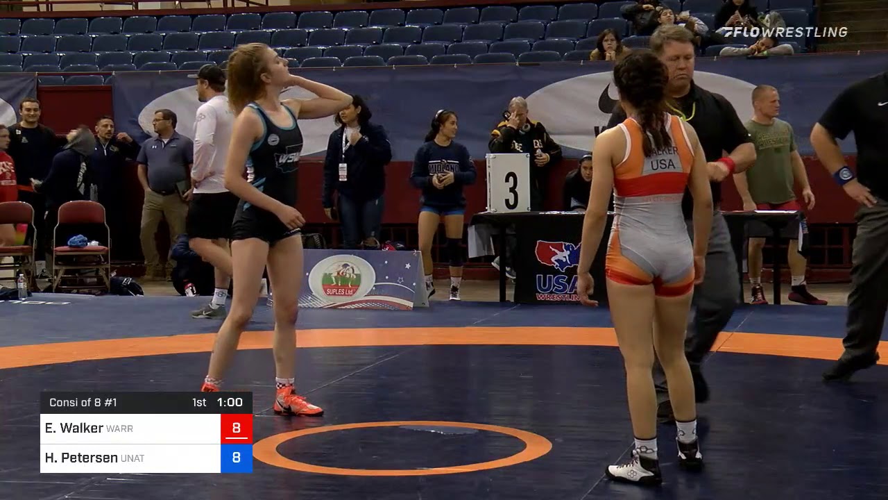 50 Kg Consolation Esther Walker Warrior Wrestling Club Vs Hannah Petersen Unattached