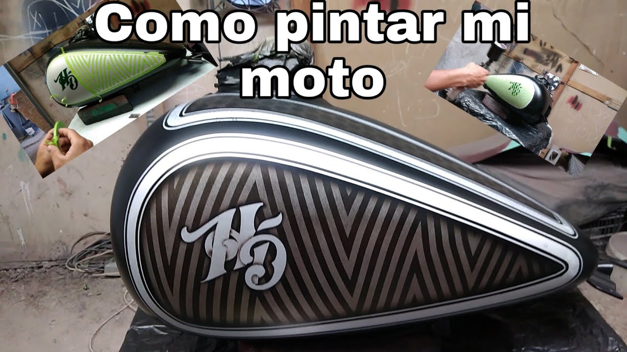 como pintar mi moto pintura custom perfilado y pintado de tanque painting motorcycle gas tank #paint