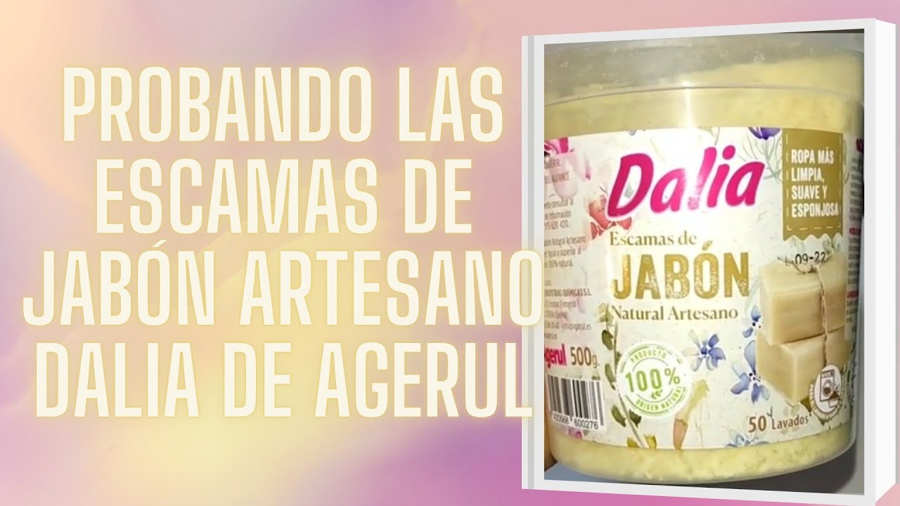 PROBANDO LAS ESCAMAS DE JABÓN ARTESANO DALIA DE AGERUL 🧼